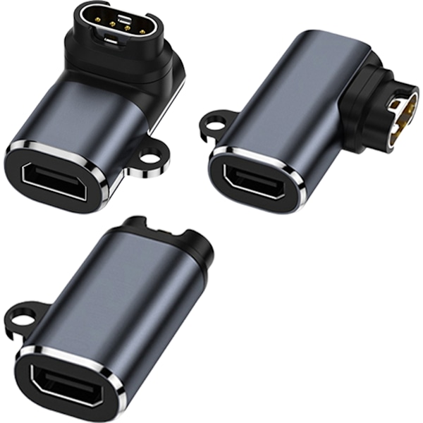 Hona till 4-Pin Hane Laddningsadapter Reparation för 7 6 5 7X 6X Klocka Svart null - Side bend