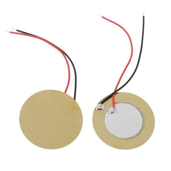 10 stk. 35 mm Piezo-elementer summer Lydgiver Sensor Trigger Trommeplate + kobbertråd