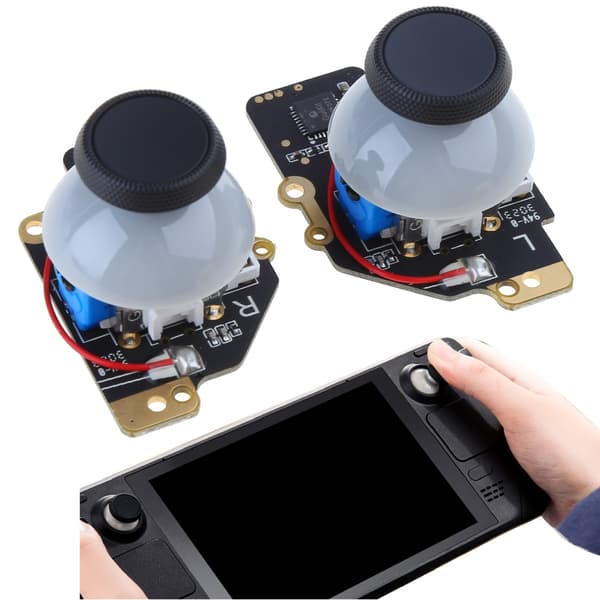 Ersättningsmodul för joystick med Hall-effektsensor Analog-Stick för Steam Deck