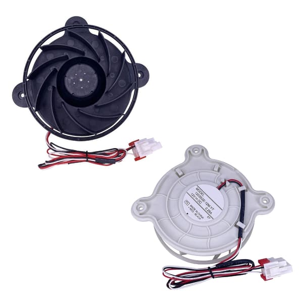 Original Standard Kylskåpsfrys Kylfläktmotor Metallcentrum Stabil Drift Black