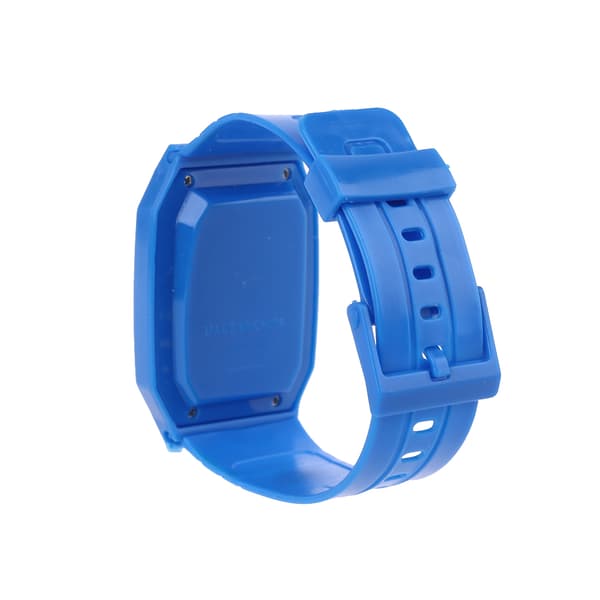 Fad Barn Silikon Dato Multifunksjonell Elektronisk Kalkulator Armbåndsur for Barn Black