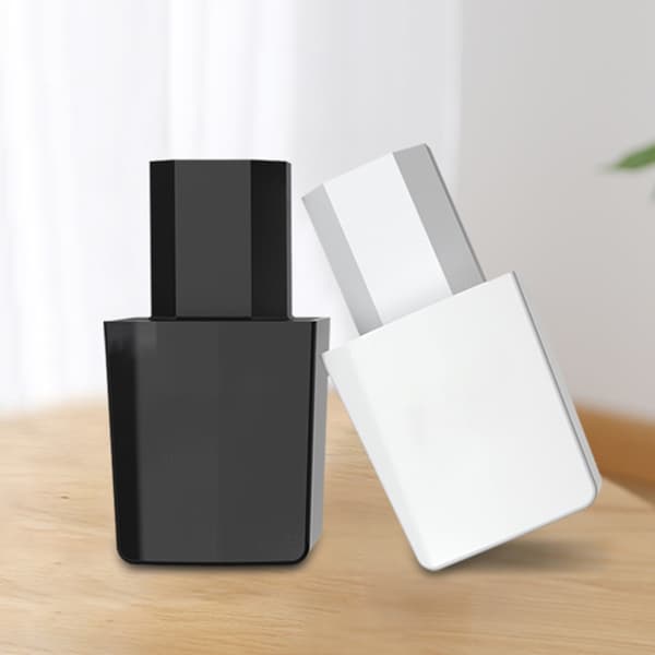 Høyeffektiv 5V USB-ladeadapter USB-ladeenhet for 36V 72V sykkel Black - Single USB