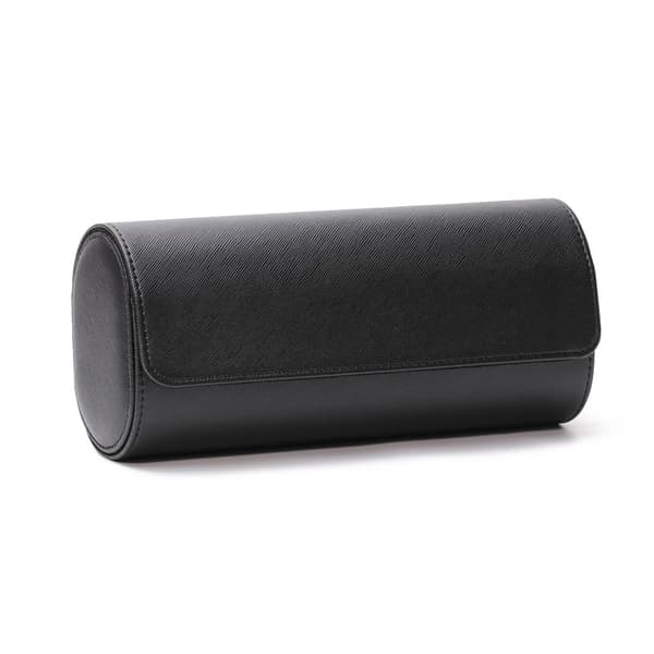 Klockbox Förpackningsbox Tre Klockor Presentförpackning Bärbar Klockförvaringsbox med Snäpplås Black