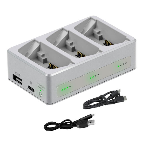 Intelligent Batterilader For Flip Droner Type c PD65w Input USB Output