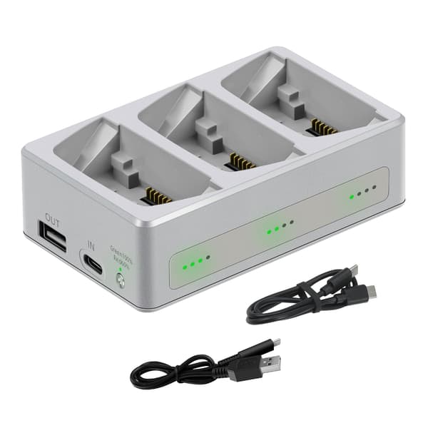 Intelligent batterioplader til Flip-droner Type c PD65w Input USB-udgang