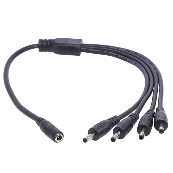 3,5 mm x 1,35 mm DC Barrel Plug Splitter Adapterkabel för Ansiktsrengörare LED null - One point two