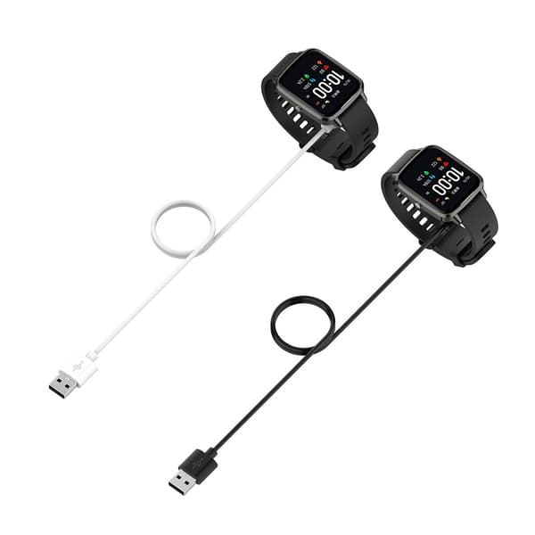 Strømladerkabel Laderadapter USB-ladekabeldokk for Willful IP68/SW021 Black