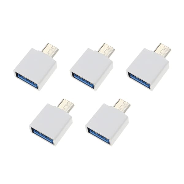5st Höghastighets USB till Typ C Adapter Säkerställer Effektiv Laddning Och Överföring Black - Micro interface