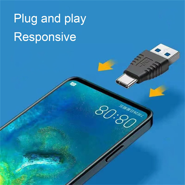 USB 3.0 Han til USB C Han Adapter til Hurtig Dataoverførsel og Opladning