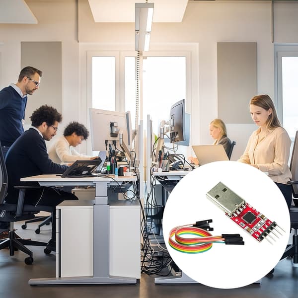 CP2102 USB 2.0 til TTL Seriel Konverteringsadaptermodul til Mikrocontroller med Kabler