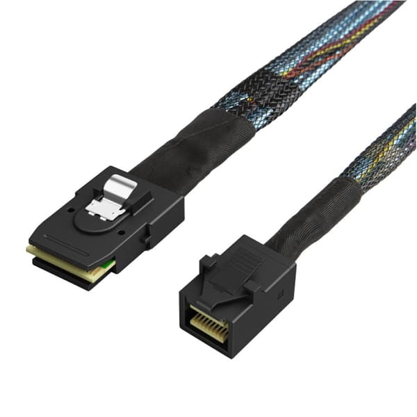 Højtydende internt MiniSAS SFF8643 til MiniSAS SFF8087 kabel 1m