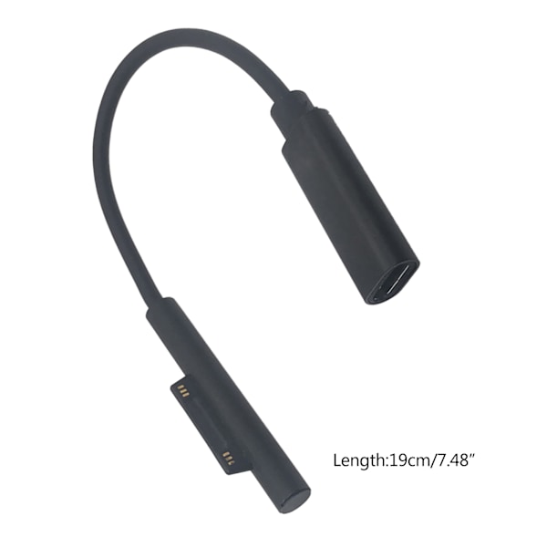 Laddningskabel USB 3.1 Typ C PD 15V Strömladdare Adapter för Surface Pro 76543