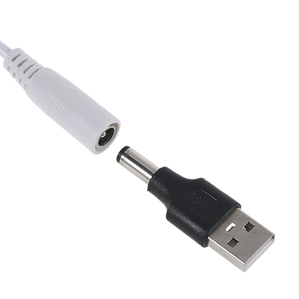 USB til DC Adapter USB 2.0 A Hun/Han til DC 5.5x2.1mm Hun/Han Conn