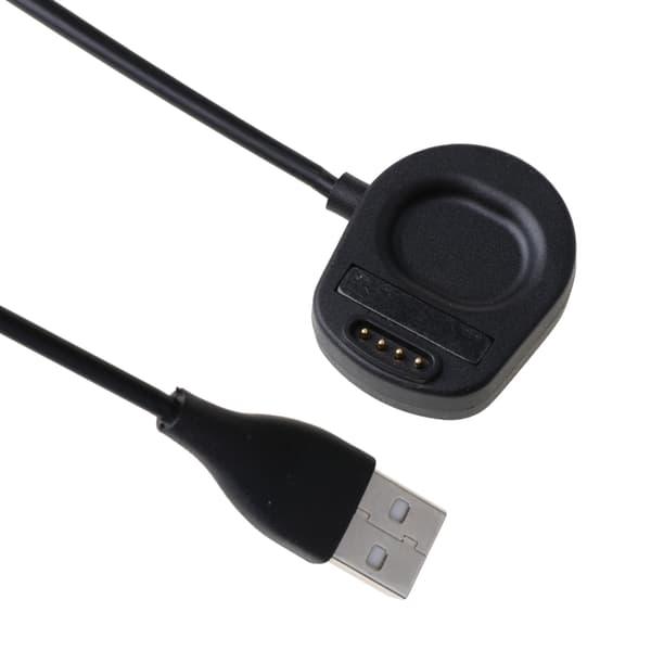 Sort Opladningsbase Magnetisk Oplader Dock Kabel Strømadapter Passer til Suunto7
