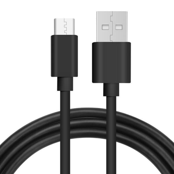 USB til USB C Kabel Type C til USB Kabel Hurtig Opladningskabel til S24 S23 S22 S20 Black 5V2A