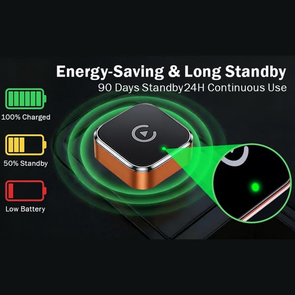 Universell trådlös bilvideoadapter stöder trådbunden bilspelsfunktion snabb automatisk anslutning och stabil