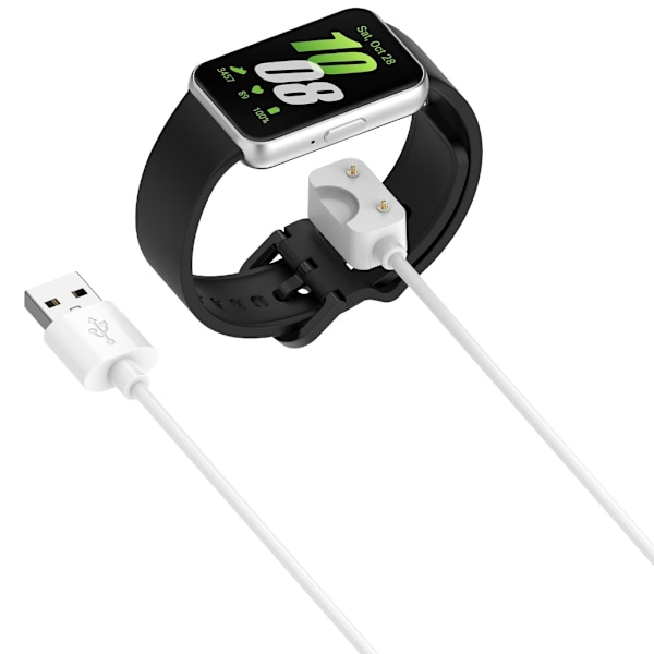 Snabb Laddningskabel ABS USB-sladd Armbands Laddningssladd Lämplig för Fit 3 Black 100cm