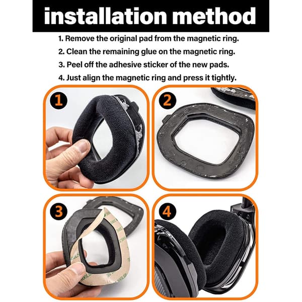 A40 A50 gen3 gen4 Gaming Headset Øreputer Pute Hodebånd Tuning Pads Leather Earmuff