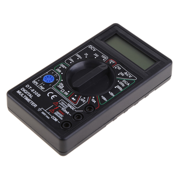 DT-830B Multimeter LCD Auto Range Digital Voltmeter Ohmmeter Volt Tester