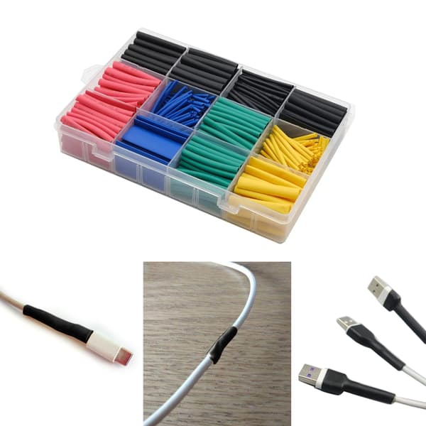 Wire Protector Sleeve Kit Varmekrympeslange i flere størrelser for forbedringer 2