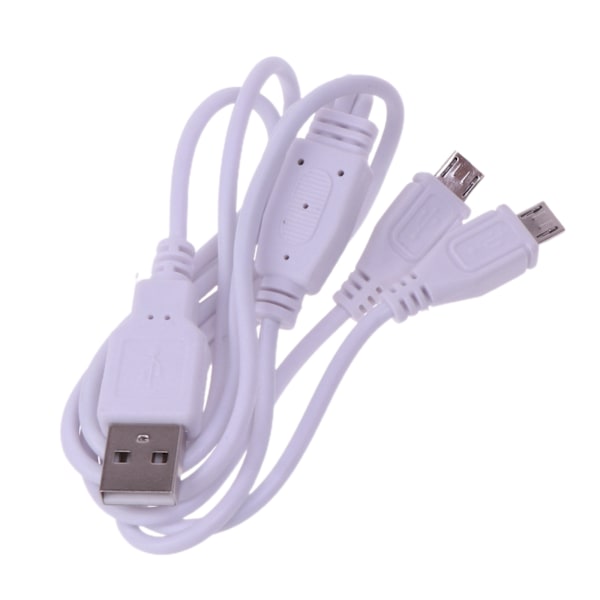 Multifunktionell 2 i 1 Laddningskabel USB till Dubbel Micro USB Laddarkabel Sladd för Andriod Mobiltelefon 0.för 3M/1M/2M 2m