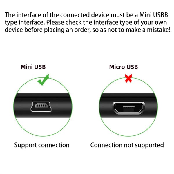 Mini USB-kabel Mini USB til USB Hurtig dataopladerkabel til MP3 MP4-afspiller Bil DVR GPS Digitalkamera 1M Mini USB Red