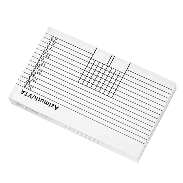 Levysoittimen mittaustyökalu Phono Tonearm Ruler Alignment Azimuthal Meter