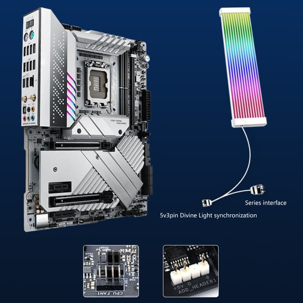 Levende computerhardwarebelysning Silikoneindkapslinger 5V 3pin ARGB Sync PC-kabinetkabel med 5V 3Pin-interfaces null - 24pin long style