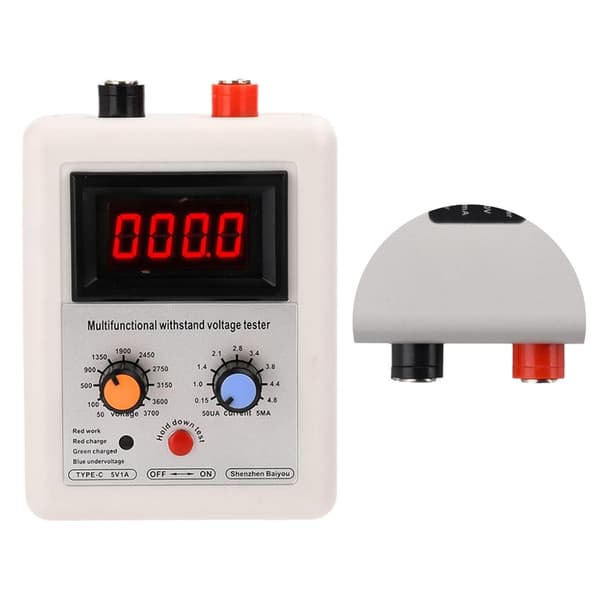 Multifunktionsmåler Diode Triode Spændingskapacitetsmåler Modstå Spændingstester IGBT Transistor Tester 50-3700V Green