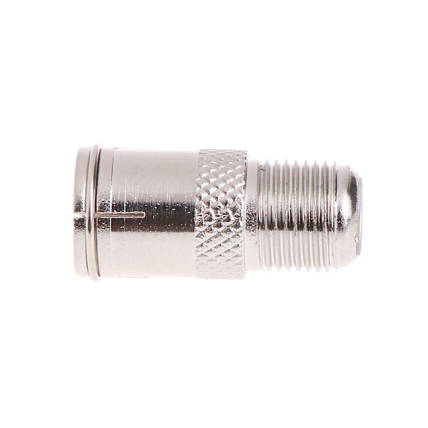 10 st Quick Fit F-kontakt hane-kontakt till hona-adapter - Tryck på RF koaxial