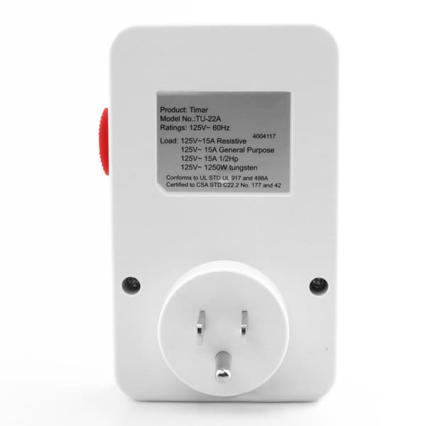 Plug-in Timerbrytere, 24-timers segmenttimer, Lys-timerpluggkontakt for å kontrollere EU Plug