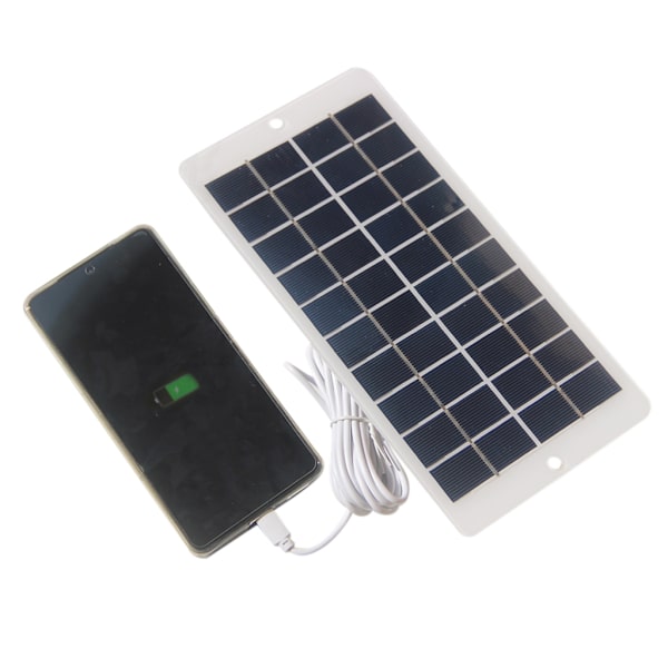 Bärbar Solpanel 4.5W 5V med USB C Säker Laddning Stabiliserad Batteriladdare