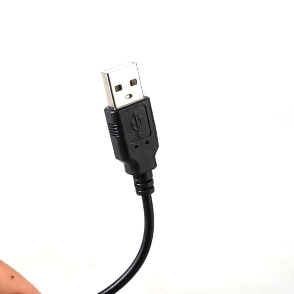 Lige Hoved USB til 2-benet Bar Ledning Åben Ende Strømkabel til DIY Elektronik 1m