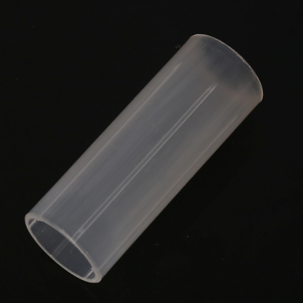1 st 18650 Batteri Vit Hylsa Batteri Isoleringsslang Fast Plaströr