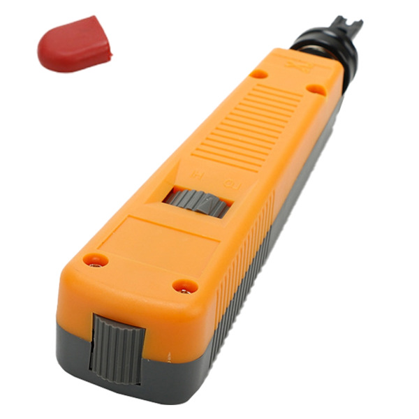 Professionell Ergonomisk Ethernet Punch Down-verktyg, Lätt Grepp, Lämplig för Nätverkskabelavslutning, Säker Installation