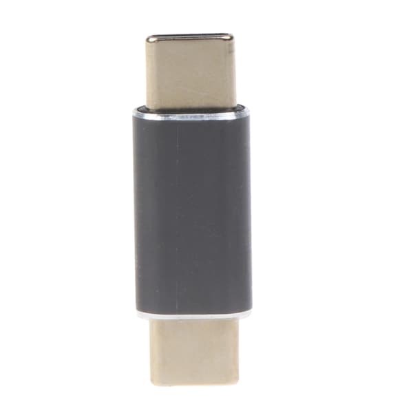 Type C - USB C -sovitin USB-C uros - uros dataliitin tehomuunninliitin