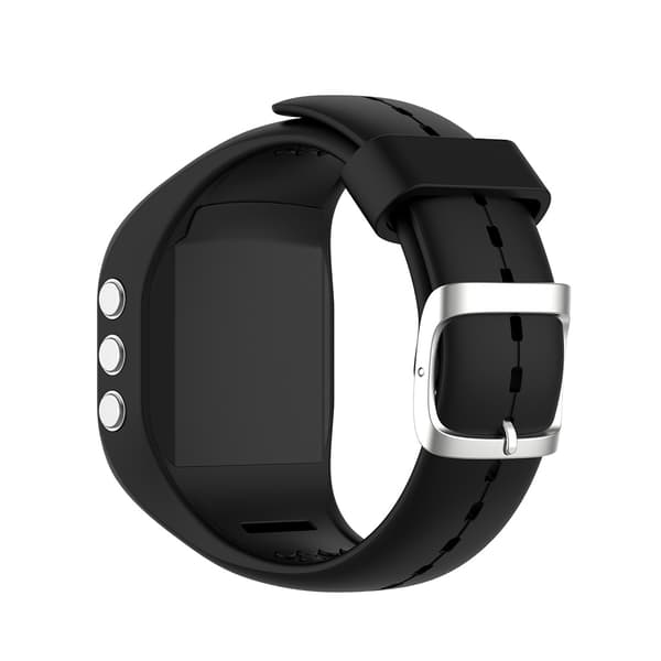 Silikoninen ranneke Polar A300 -älykellolle Black