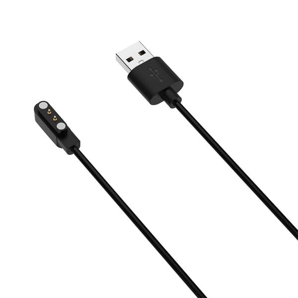 Laddningskabel Adapter USB Laddningsdocka för Willful IP68/SW021 Black