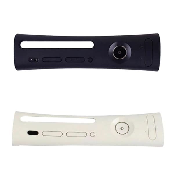 Frontplate for etui erstatning front for skall deksel for X-BOX 360 Fat erstatning White