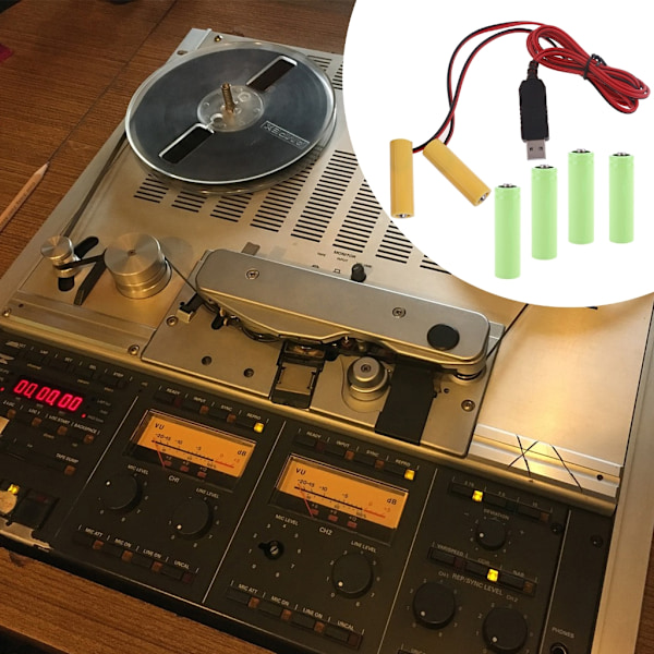 4,5V AA LR6 Virtuell Batteri Strömförsörjningsadapterkabel Dummy Batteri Eliminatorer