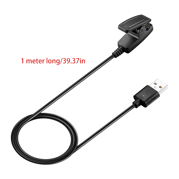 Bärbar Strömadapter Laddare Ställ USB Laddningskabel Lämplig för Lily Smartwatch Överbelastningsskydd Docka