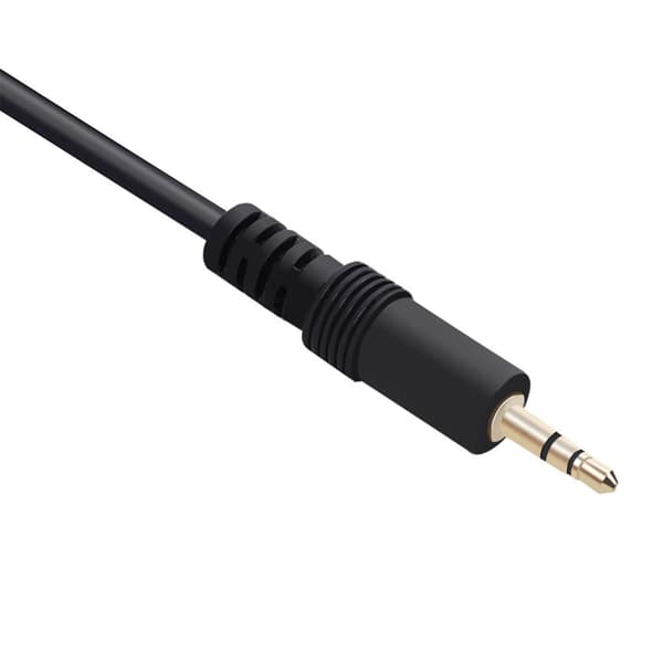 3-benede AV-terminaladaptere til 3,5 mm TRS Stereo Hanstik Kabel 30 cm Længde 1pc