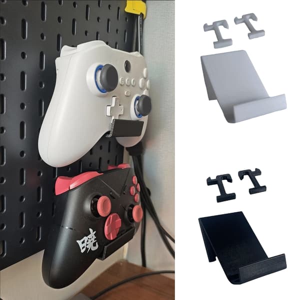 Pladsbesparende Controllerophæng Plast Controllerholder Gamingudstyr Krog Enkel Controllerkrog Velegnet til SKAD Black