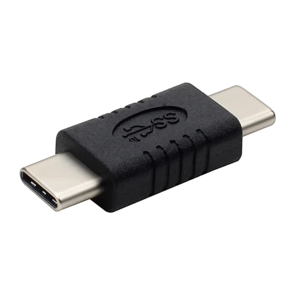 USB C til USB C-adapter Type C fuldfunktionskonverter til hurtig opladning og data MF straight head
