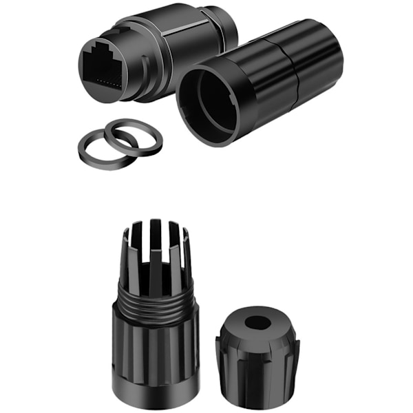 RJ45 Cat5/5e/6 8P8C LAN-koppling, Ethernet LAN-adapter, hona till hona