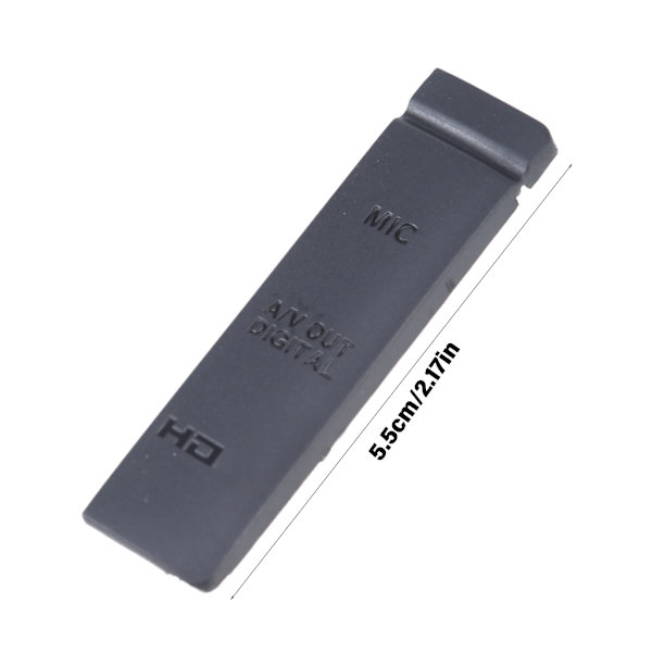 Kamera USB MIC-gränssnittsskydd Bottenpluggar Dammskydd för 7D-kamera