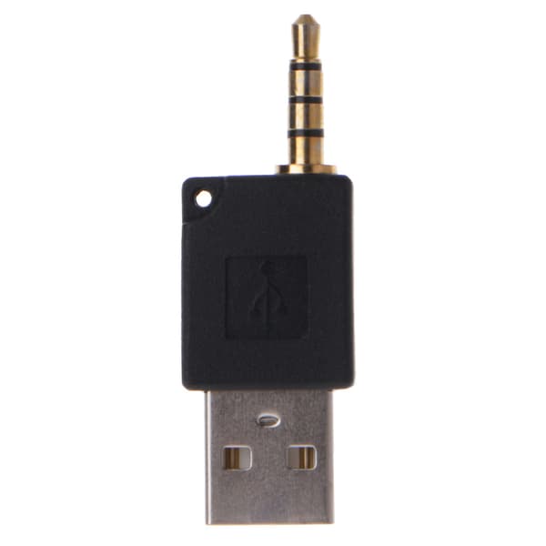 3,5 mm til USB 2.0 Han Aux Ekstra Adapter Til Apple til iPod til Shuffle 1. 2