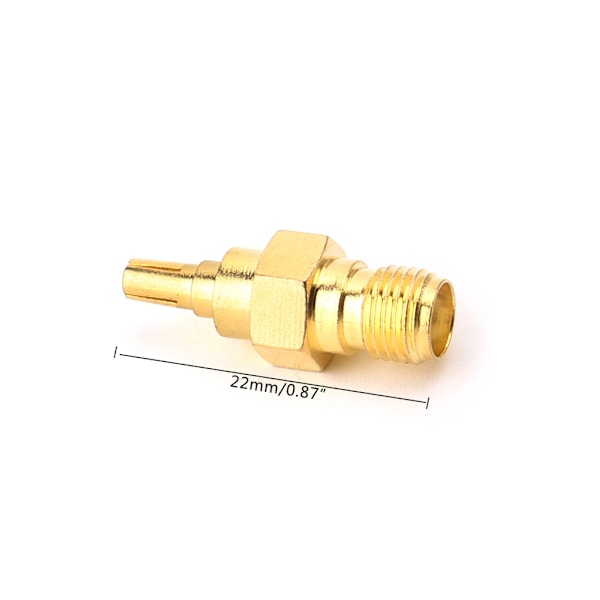 CRC9 Hanplugg till SMA Honkontakt RF-kontakt Koaxialomvandlare Adapter Rak
