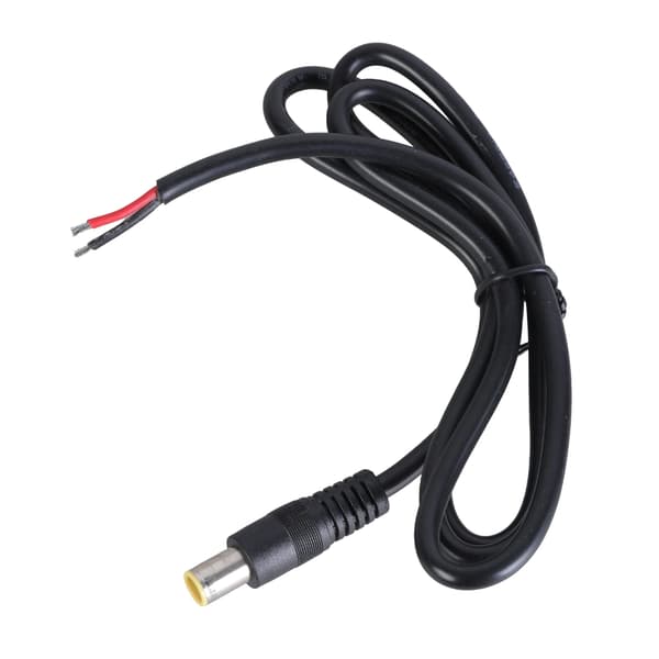 DC7.9x5.5mm Strømkabel DC7909 7.9x5.5mm Hanstik Kabel med Bare Ledningsender til Solpanel Laptop Oplader 1m