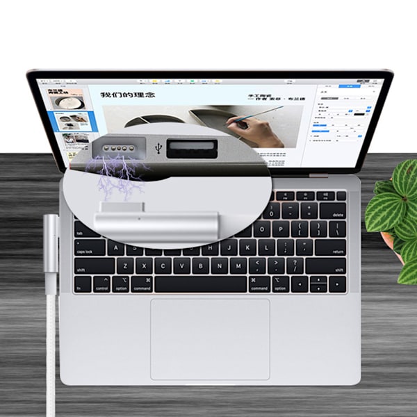 Högkvalitativ Datorkabel USB C Typ-C till -Magsafe Laddningsadapter 85W PD Datorkabel Adaptrar
